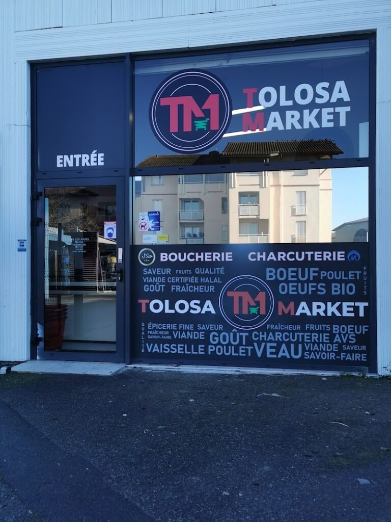 Boucherie Halal Tolosa market